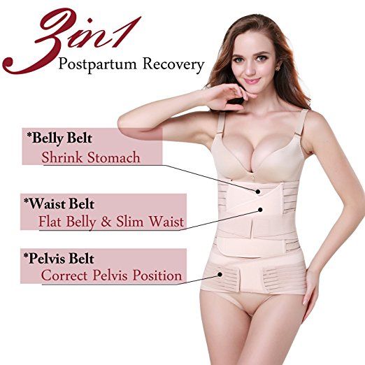 "Sculpted Recovery™ 3-in-1" Postpartum Body Belt